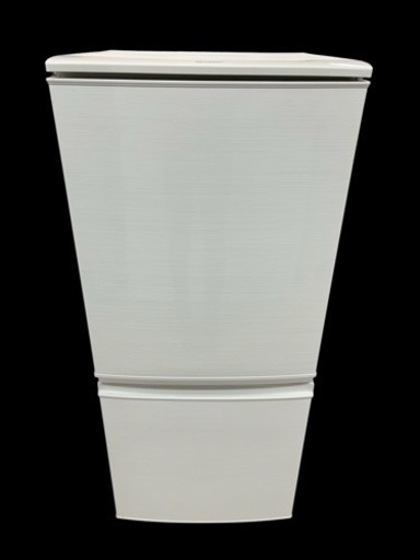 NO.131〚お値下げ中!!〛【2017年製】SHARP ノンフロン冷凍冷蔵庫 SJ-D14C-W 137L