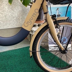 入荷困難‼️2023モデル　パナソニック子供乗せ電動自転車　ギュットクルームREX ネイビー✖︎ベージュ　BE-FRE 032