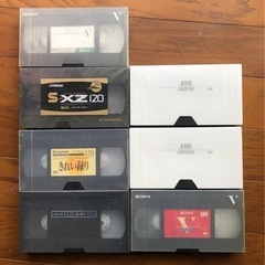 新品　VHS ビデオテープ　7本