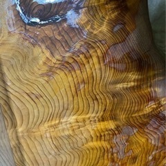 杉　円形　テーブル　座卓　希少