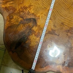杉　円形　テーブル　座卓　希少