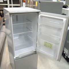 シャープ 167L 2017年製 2ドア冷蔵庫 SJ-D17D シルバー 100Lクラス