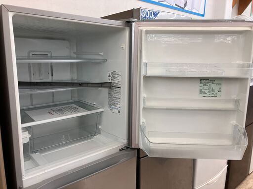 【お値下げ致しました！！】TOSHIBA 東芝 330L冷蔵庫 2017年式 GR-H34SY 自動製氷 No.4839● ※現金、クレジット、スマホ決済対応※