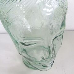 スペイン製 ヘッド 女性形 ヴィンテージガラス製 シールあり 髪ありショートヘア 店舗什器 マネキン スタンド ディスプレイ 札幌市 スペイン製 ヘッド 女性形 ヴィンテージガラス製 シールあり 髪あり