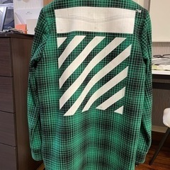 【美品】OFF-WHITE オフホワイト　シャツジャケット①