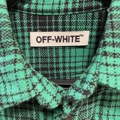 【美品】OFF-WHITE オフホワイト　シャツジャケット①
