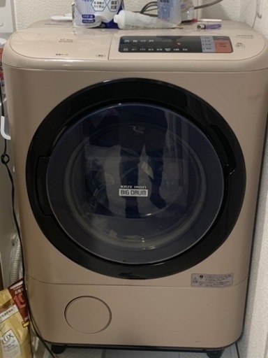 日立 ビッグドラム式洗濯機 12kg - 生活家電