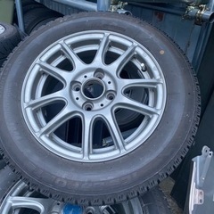 スタッドレスタイヤ&ホイールセット一台分　デミオ・ヴィッツ・ヤリス等　コンパクトカーに