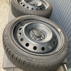 糸島 16インチ6J てっちん4本 タイヤバリ目 軽ツライチ