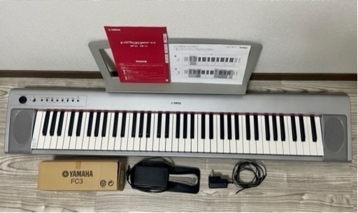 商談中：YAMAHA電子ピアノ NP-31S シルバー 一式