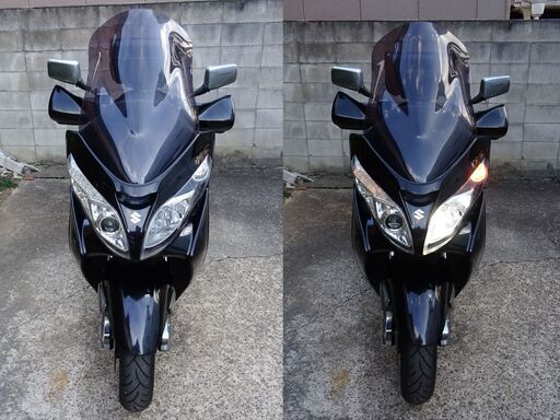 スカイウェイブ 250 CJ44A ETC付 GIVIキャリア&47Lリアボックス新品