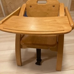 ［取引中］木製ベビー椅子