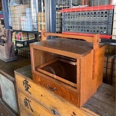 珍品！キッチン収納岡持おかもち アンティーク昭和家具レトロ家具