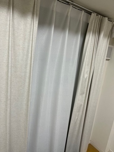 大阪 引き取り希望】カーテン&レース 大小セット 楽天市場】カーテン