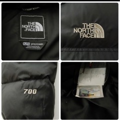 US規格　ザノースフェイス　刺繍ロゴ　ヌプシ　ダウンジャケット