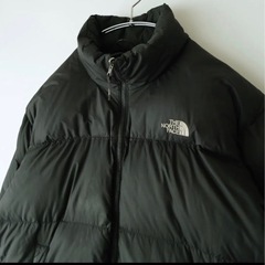 US規格　ザノースフェイス　刺繍ロゴ　ヌプシ　ダウンジャケット