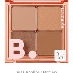 バニラコ ムードオンアイパレット4色 01 Mellow Brown