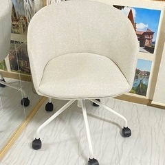 白い椅子、チェア、オフィスチェア、ワークチェア