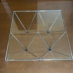 Francfranc フランフラン ガラステーブル