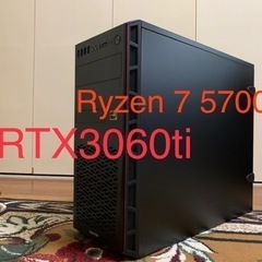 【ネット決済・配送可】ゲーミングPC RTX3060ti Ryz...