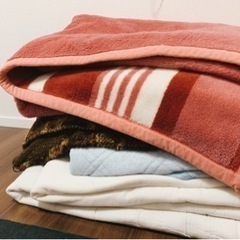 毛布2枚、ベッドシート夏用3枚　※急ぎ取引希望