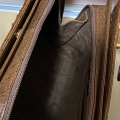 salue dole JRAサルエドール オーストリッチ ハンドバッグ ポーチ