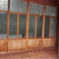 ガラス戸　昭和レトロ　古民家　建具