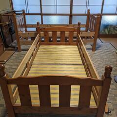 子ども2段ベッド:古いフランスベッド製