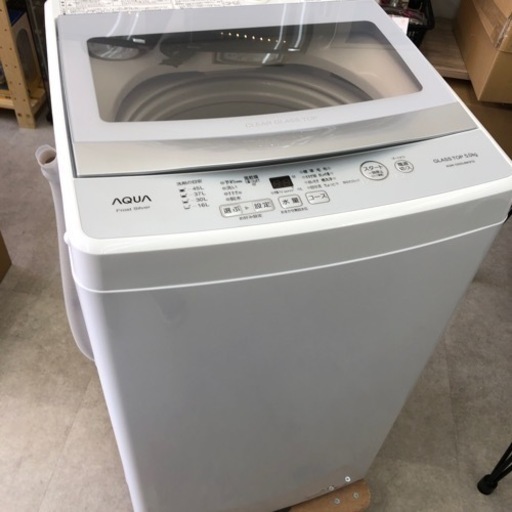 アクア 2021年製◾️□超美品級□◾️全自動電気洗濯機 AQW-GS50JBK