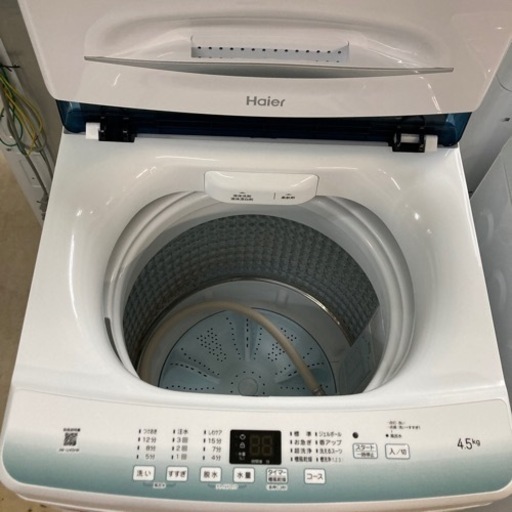 4.5kg Haier 洗濯機2021年製
