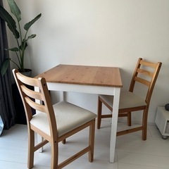 【IKEA】LERHAMN テーブル and/or 椅子