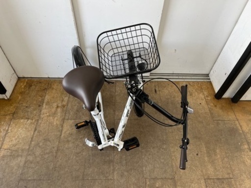 N414☆CASULY製☆折りたたみ自転車☆防犯登録料込☆美品です。