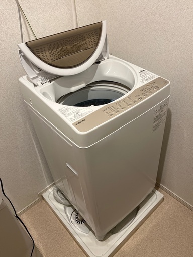 買って1年の洗濯機　TOSHIBA AW-7G(W) 7kg