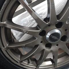 熊本市内 取りに来られる方のみ クロススピード15インチ 5.5j +43 バリ溝