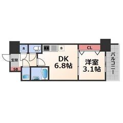 ✅家賃まで負担✅初期費用無料🎉江坂駅5分🎉新築最上階ペット可1DK