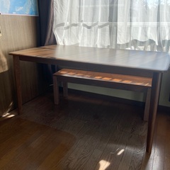 千葉市美浜区/近隣配送無料ニトリ ダイニングテーブルとベンチ