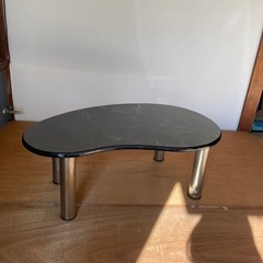 テーブル　ローテーブル　黒