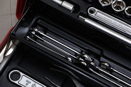 KTC TOOLS 工具セット ツールボックス 両開き 工具箱 (HD1514wY