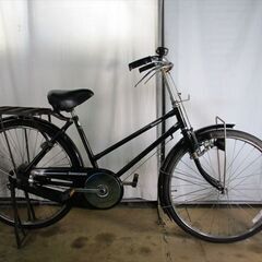 C492　限定特価　ビンテージ★ブリヂストン　ロッド式実用車　ブラック　現状品★ 中古 【26インチ 】 (*^▽^*)