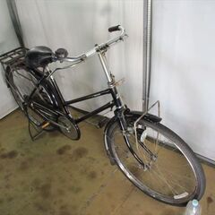 C492　限定特価　ビンテージ★ブリヂストン　ロッド式実用車　ブラック　現状品★ 中古 【26インチ 】 (*^▽^*)