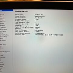 ノートPC MacBookProを出品します