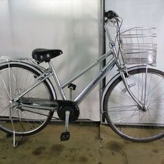 C498　限定特価　整備済み★ブリヂストン　アルベルト　シルバー★ 中古自転車 【26インチ 】(*^▽^*)
