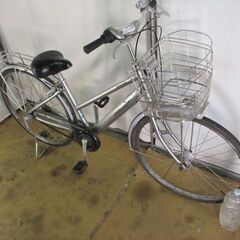 C498　限定特価　整備済み★ブリヂストン　アルベルト　シルバー★ 中古自転車 【26インチ 】(*^▽^*)