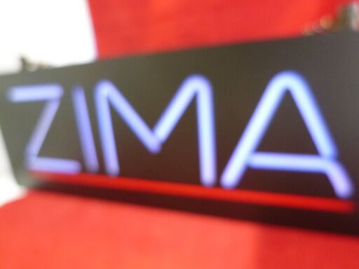 ZIMA ジーマ ・ネオンライト 電飾 看板 アメリカン雑貨 ガレージ