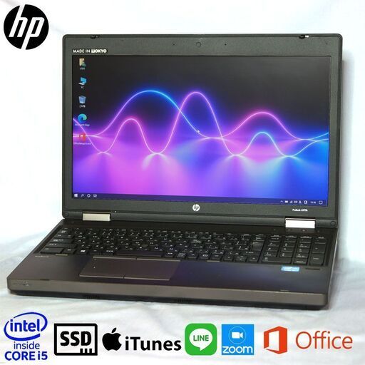 HP Probook 6570b i5/SSD240GB/WiFi/Office/ｶﾒﾗ マウス付き