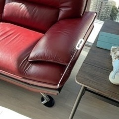 純正皮製ソファ-出品致します