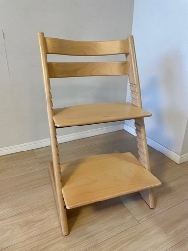 【引取者確定】STOKKE ②ストッケ トリップトラップ / ナチュラル 中古品（1脚）