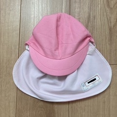 保育園　ピンク帽子