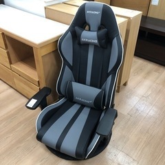 AK Racing ゲーミング座椅子 ブラック×グレー【トレファ...