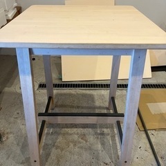 【お引取り決定しました】IKEA ハイテーブル 作業台 カウンター